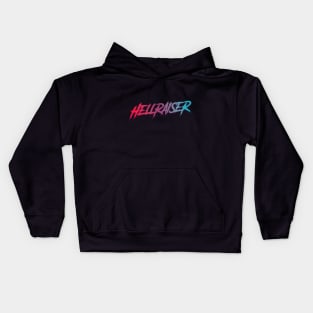 Hellraiser typography design Kids Hoodie